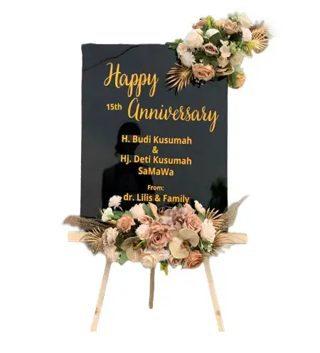 Papan Bunga Akrilik Tegalpingen