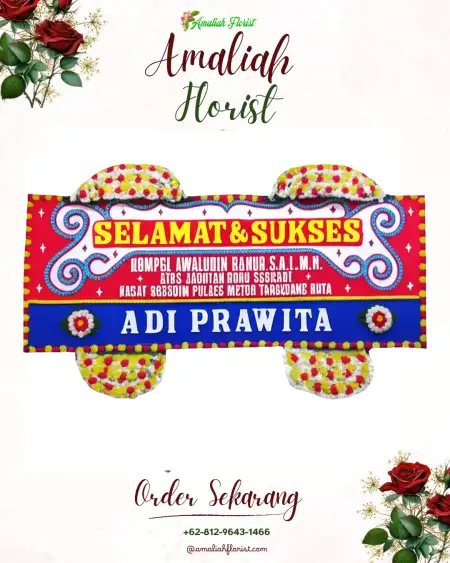 Papan Bunga Ucapan Selamat Tegalpingen